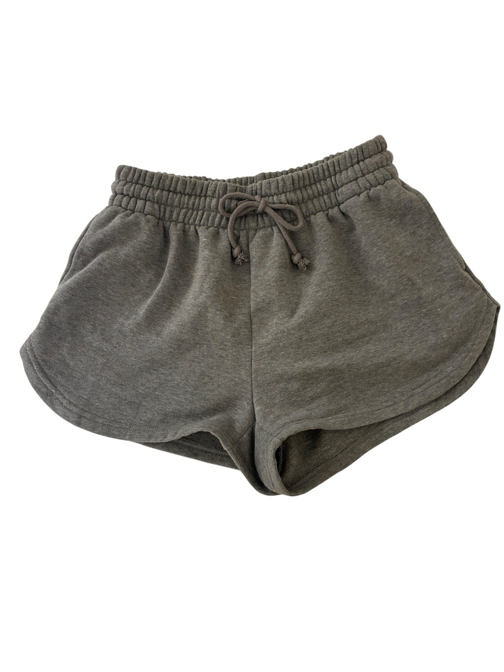 Wild Fable | Like new gray high waist drawstring waist fleece sweat shorts small